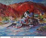 Petty Harbour Serenade, Oil on Canvas